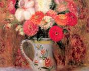 威廉 詹姆斯 格莱肯斯 : Flowers in a Quimper Pitcher